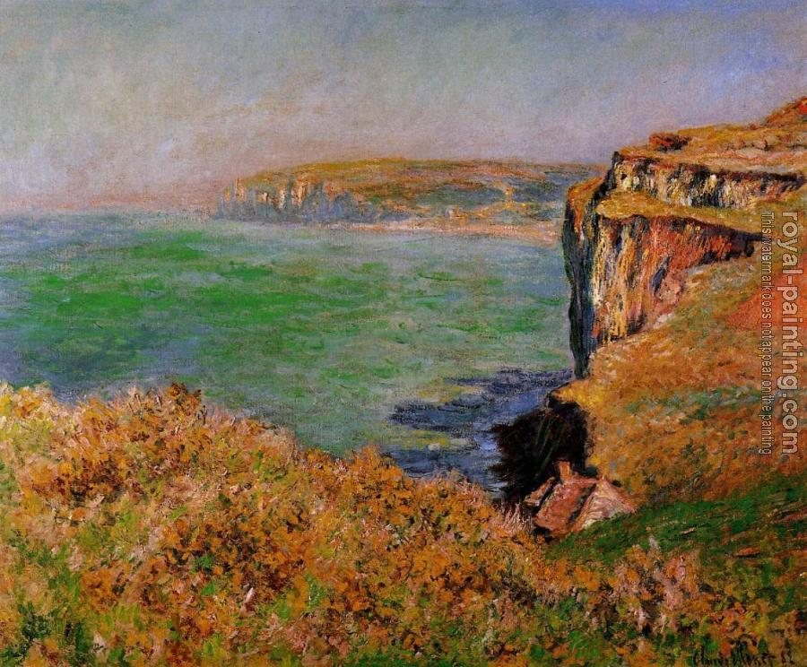 Claude Oscar Monet : The Cliff at Varengeville